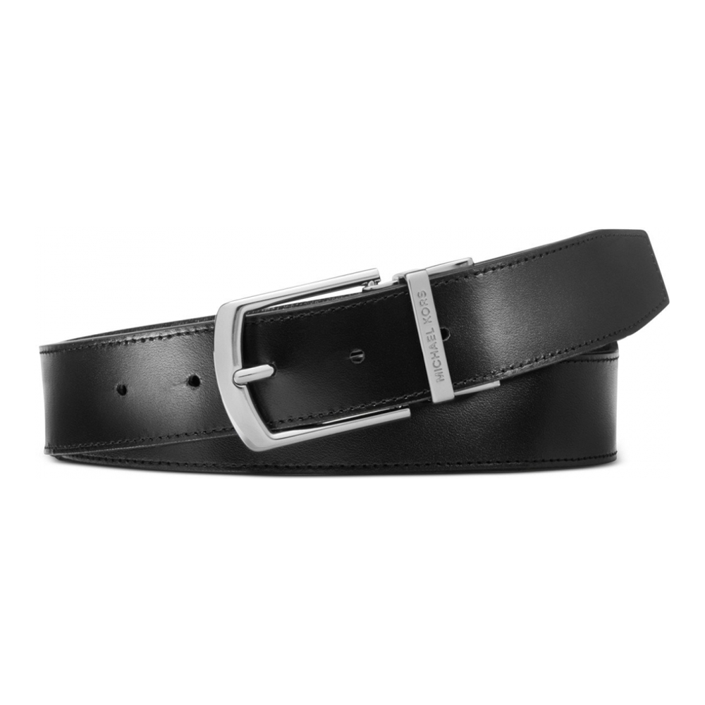 Ceinture 'Signature Leather' pour Hommes