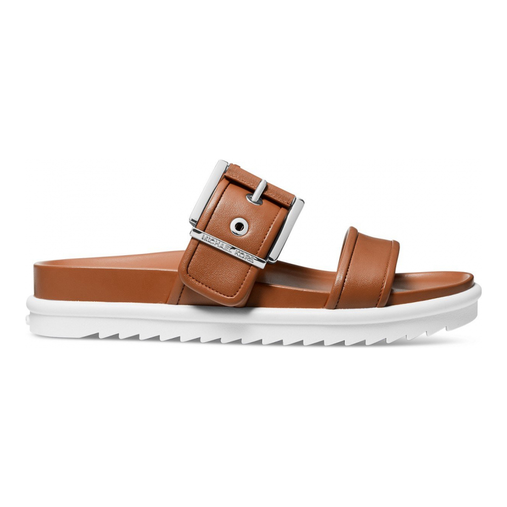 Women's 'Colby Buckled Slide' Flat Sandals