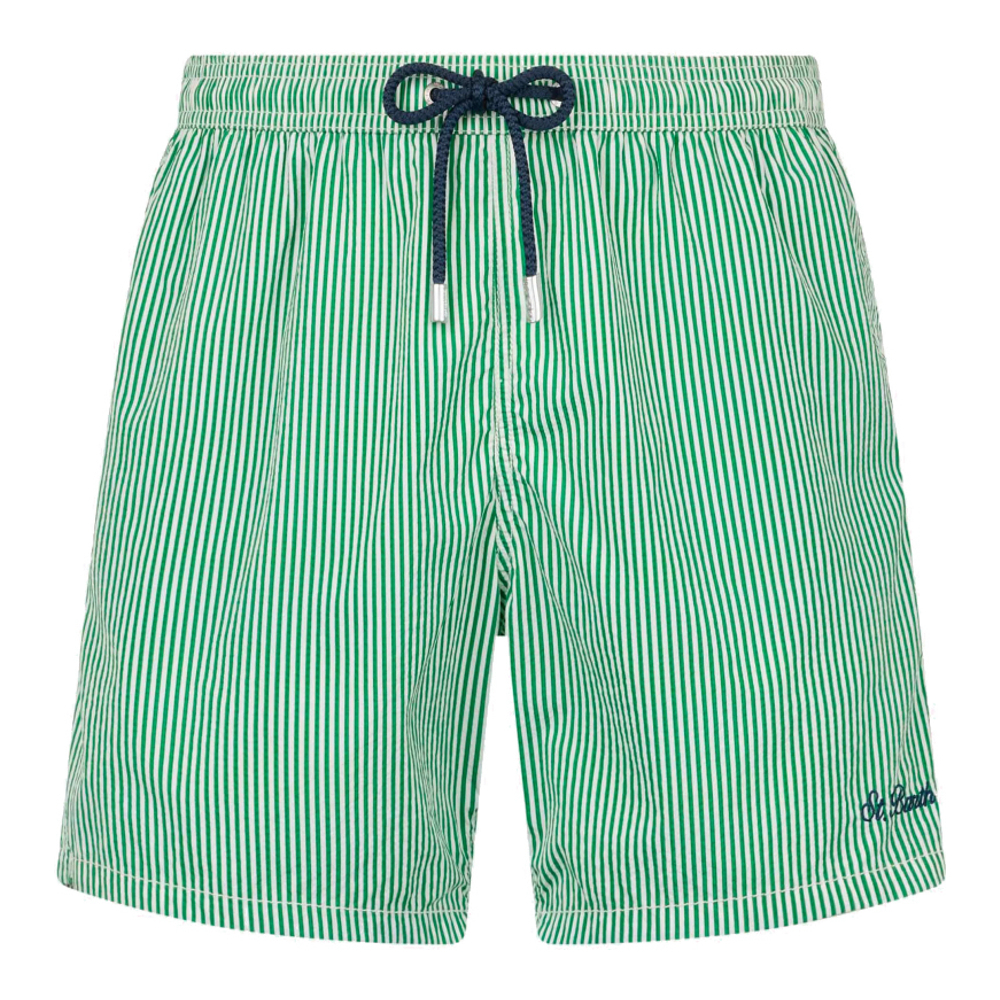 Short de bain 'Seersucker Striped Patmos' pour Hommes