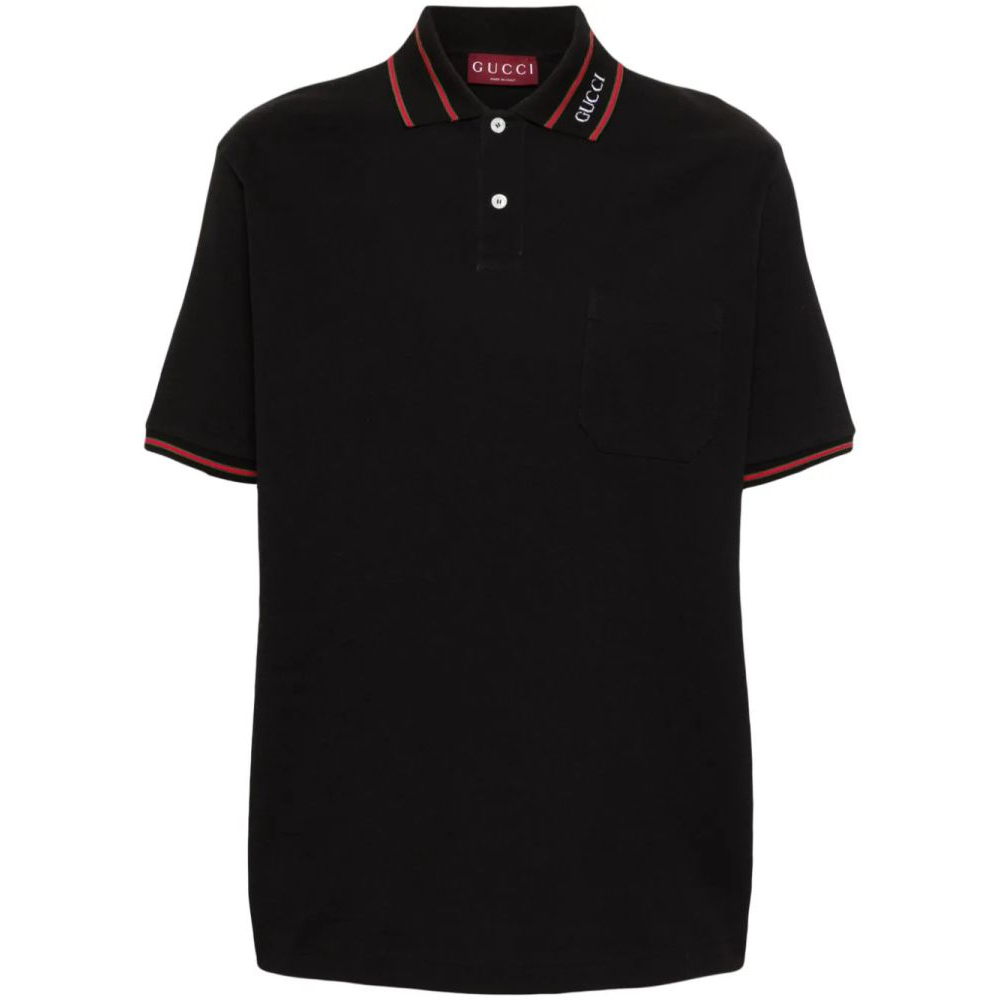 Polo 'Logo-Collar' pour Hommes