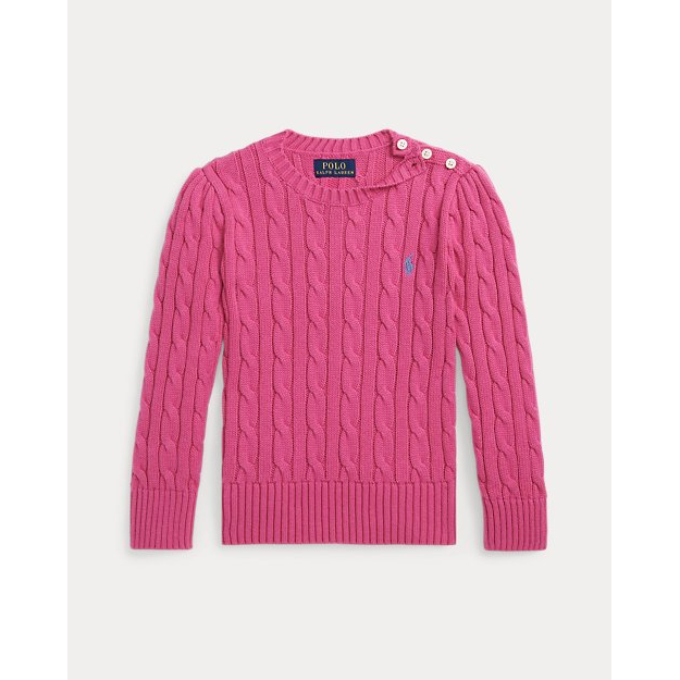 'Cable-Knit' Pullover für Kleine Mädchen
