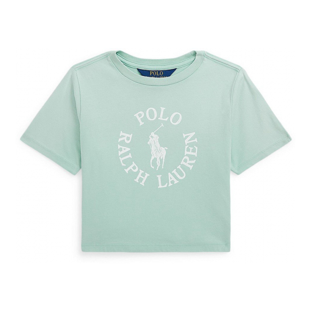 Toddler & Little Girl's 'Big Pony Logo Cotton Jersey' T-Shirt