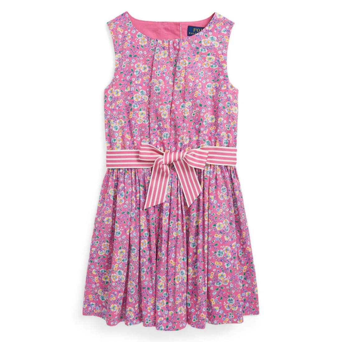 'Floral Cotton Poplin' Kleid für Kleine Mädchen