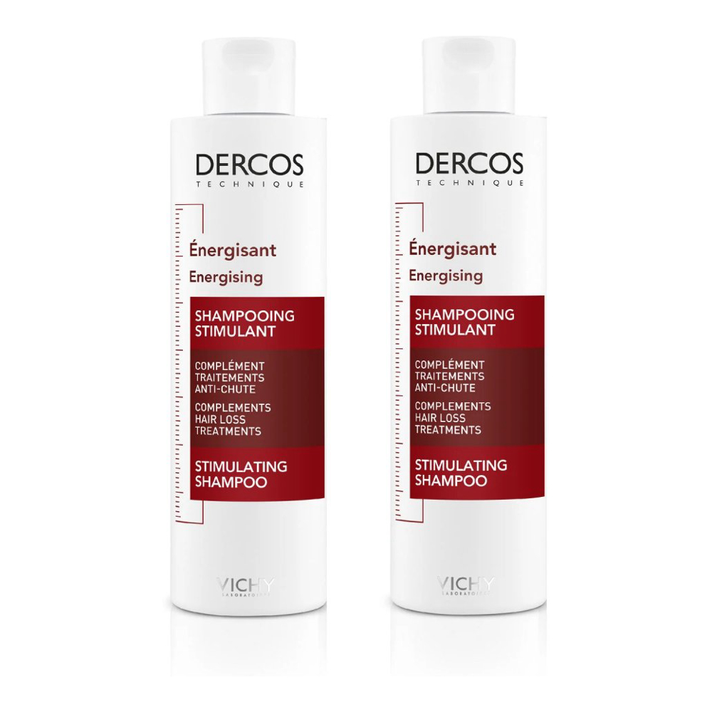 'Dercos Energy+ Stimulating' Anti-Haarausfall-Shampoo - 200 ml, 2 Stücke