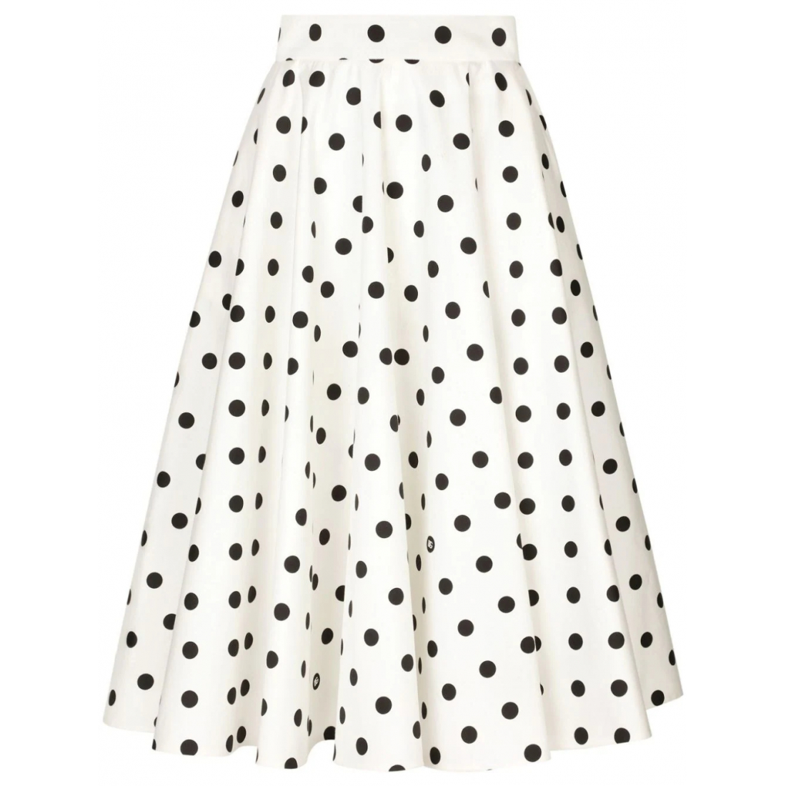 'Polka-Dot' Midi Rock für Damen