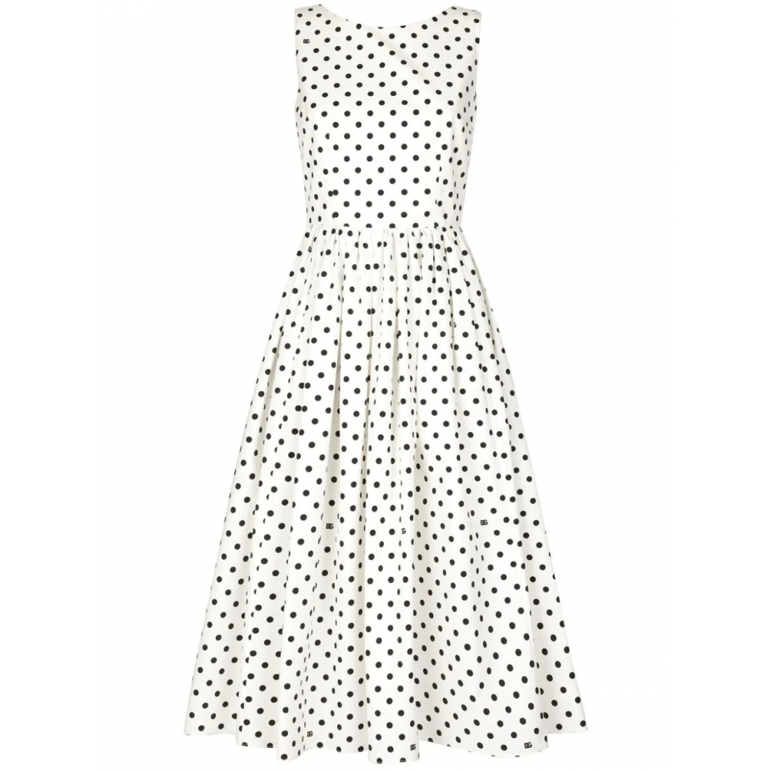 Robe Midi 'Polka-Dot' pour Femmes