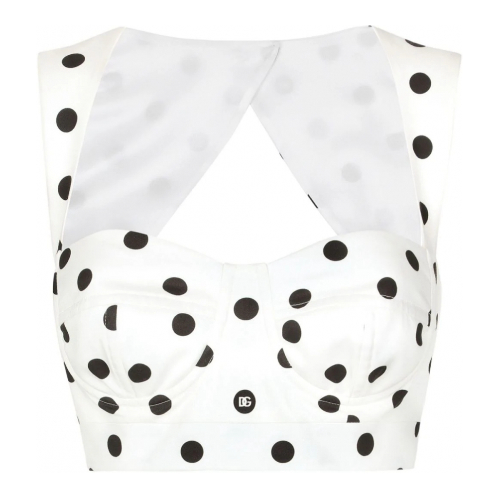 Top corset 'Polka-Dot' pour Femmes