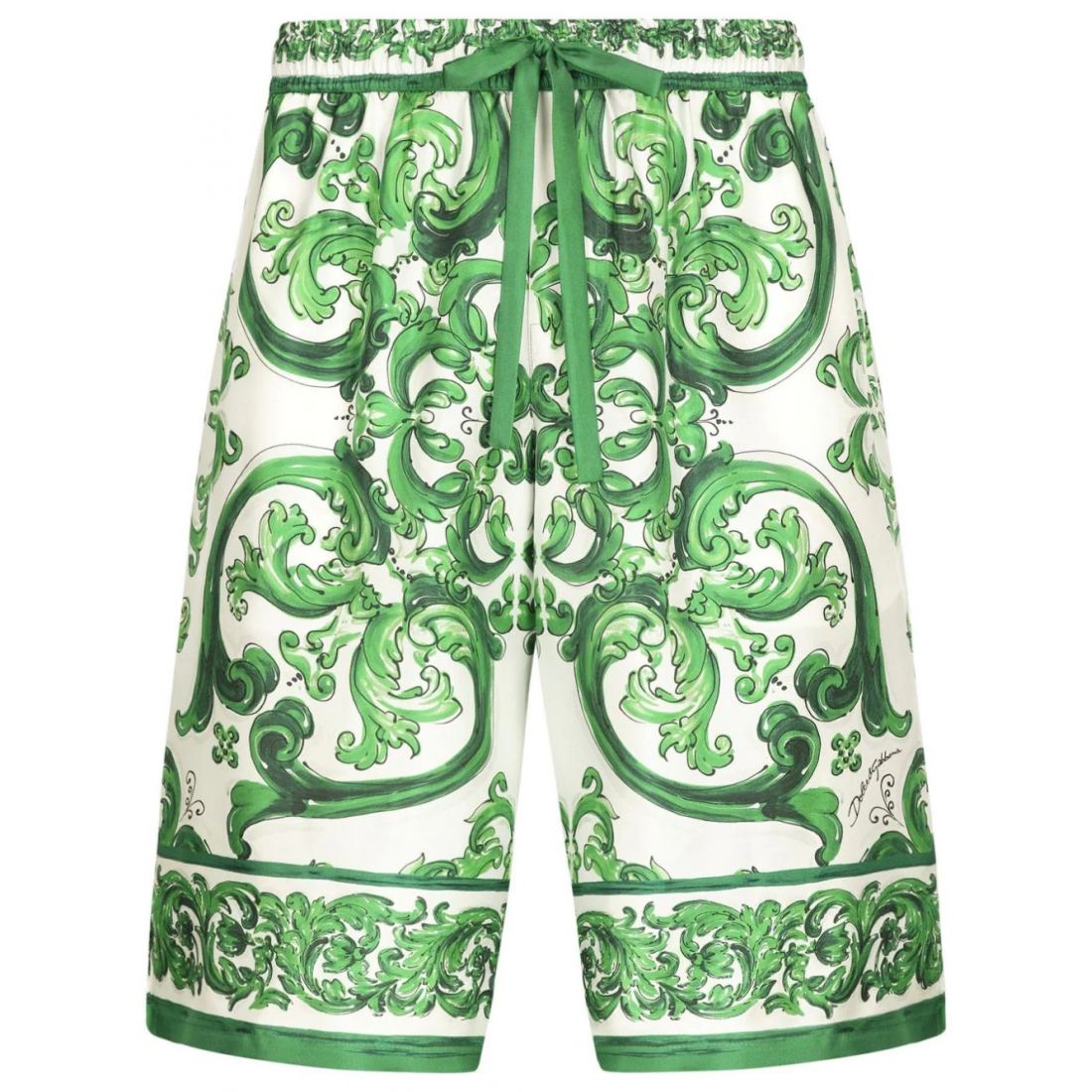 'Majolica-Print' Shorts für Herren