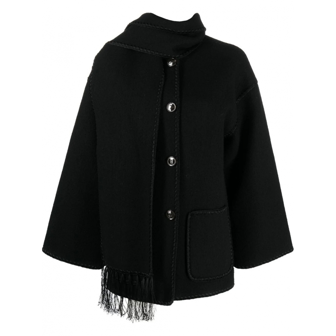 'Embroidered Scarf' Jacke für Damen