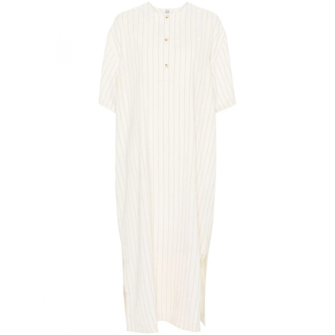 Robe Midi 'Pinstripe' pour Femmes