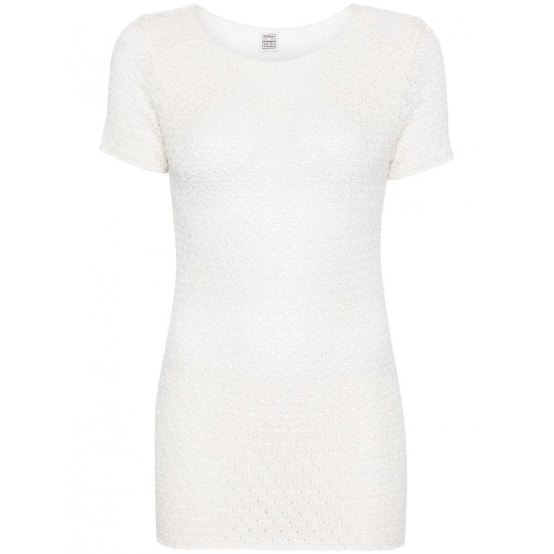 'Crochet' Kurzarm Top für Damen