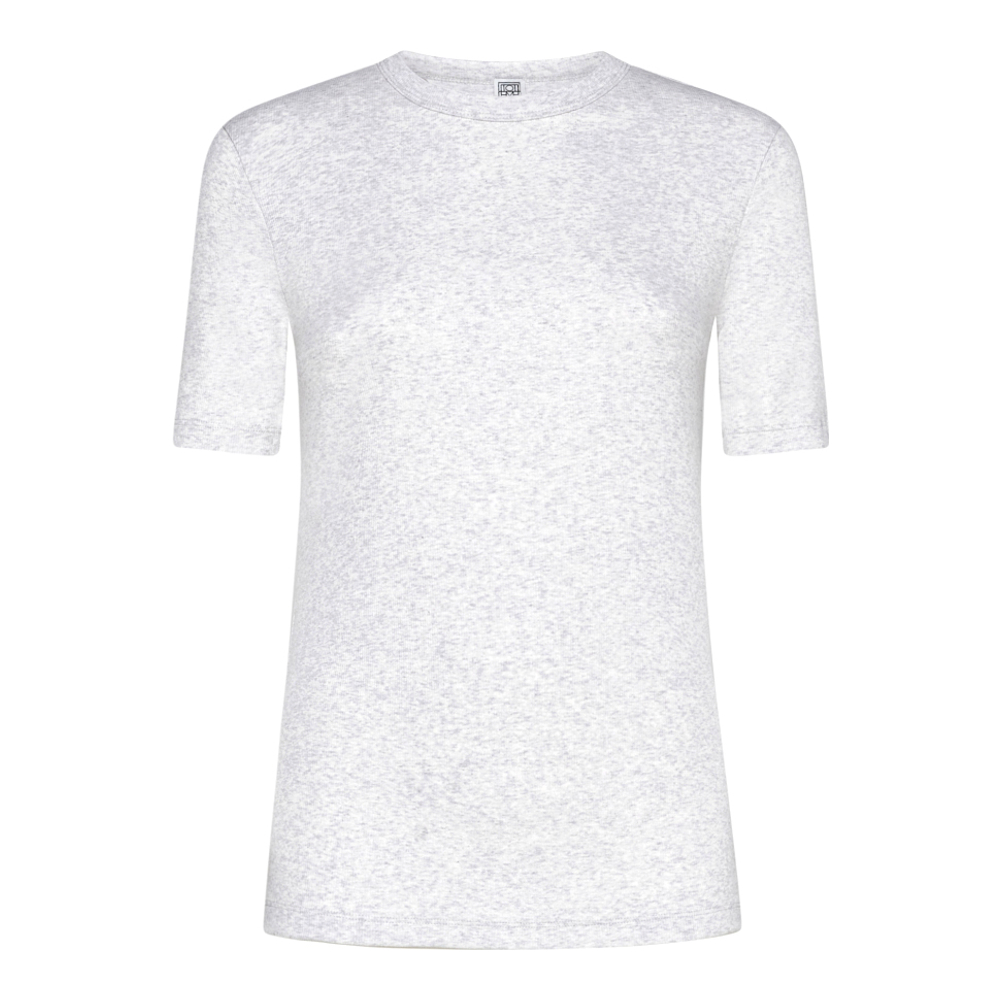 T-shirt 'Rib-Knit' pour Femmes