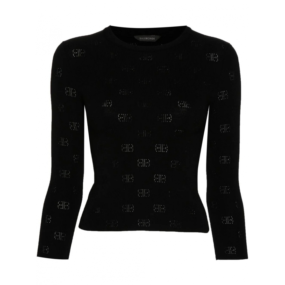 Women's 'Bb-Pattern Open-Knit' Sweater