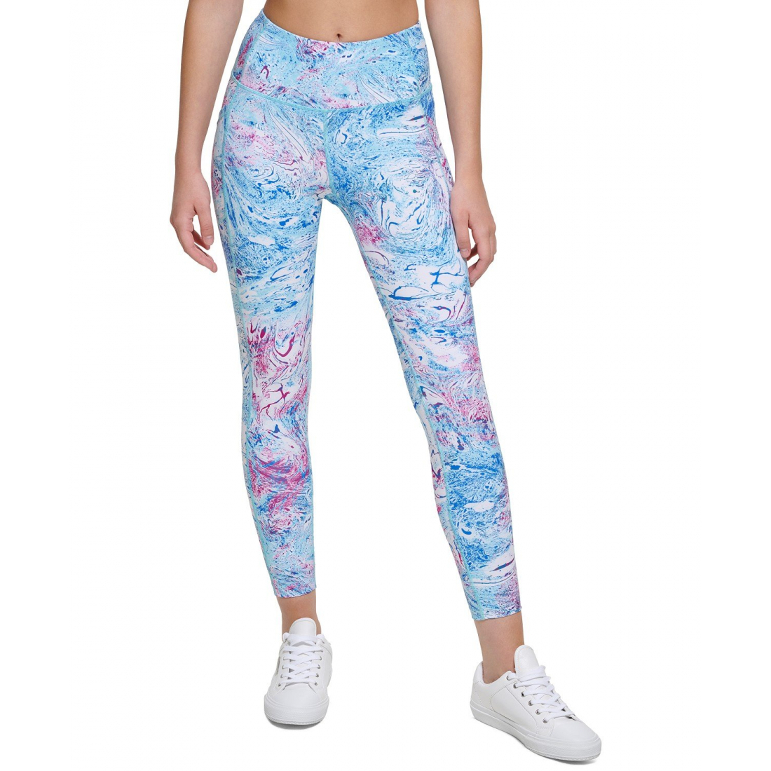 'Printed High-Rise' 7/8 Leggings für Damen