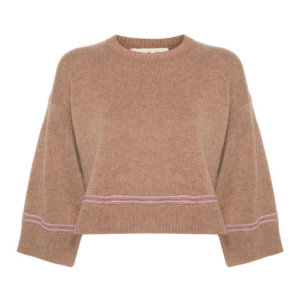 'Contrasting-Trim' Pullover für Damen