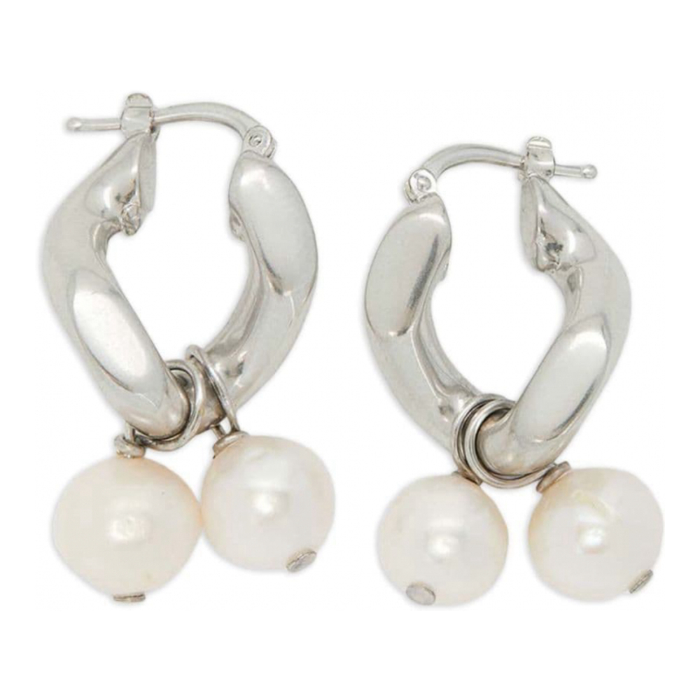 Women's 'Pearl-Embellished Drop' Earrings