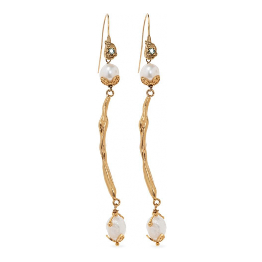 Boucles d'oreilles 'Long Pearl' pour Femmes