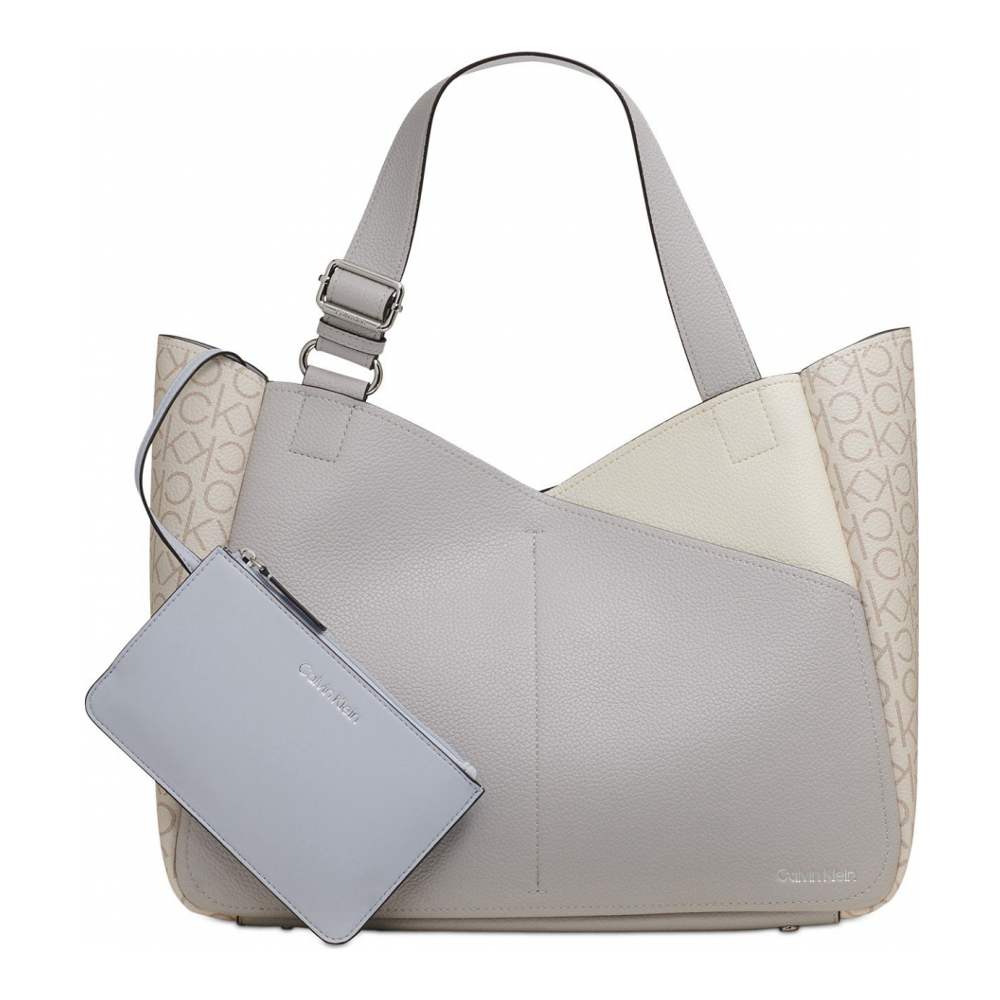 Sac Cabas 'Zoe Large Colorblock Monogram' pour Femmes