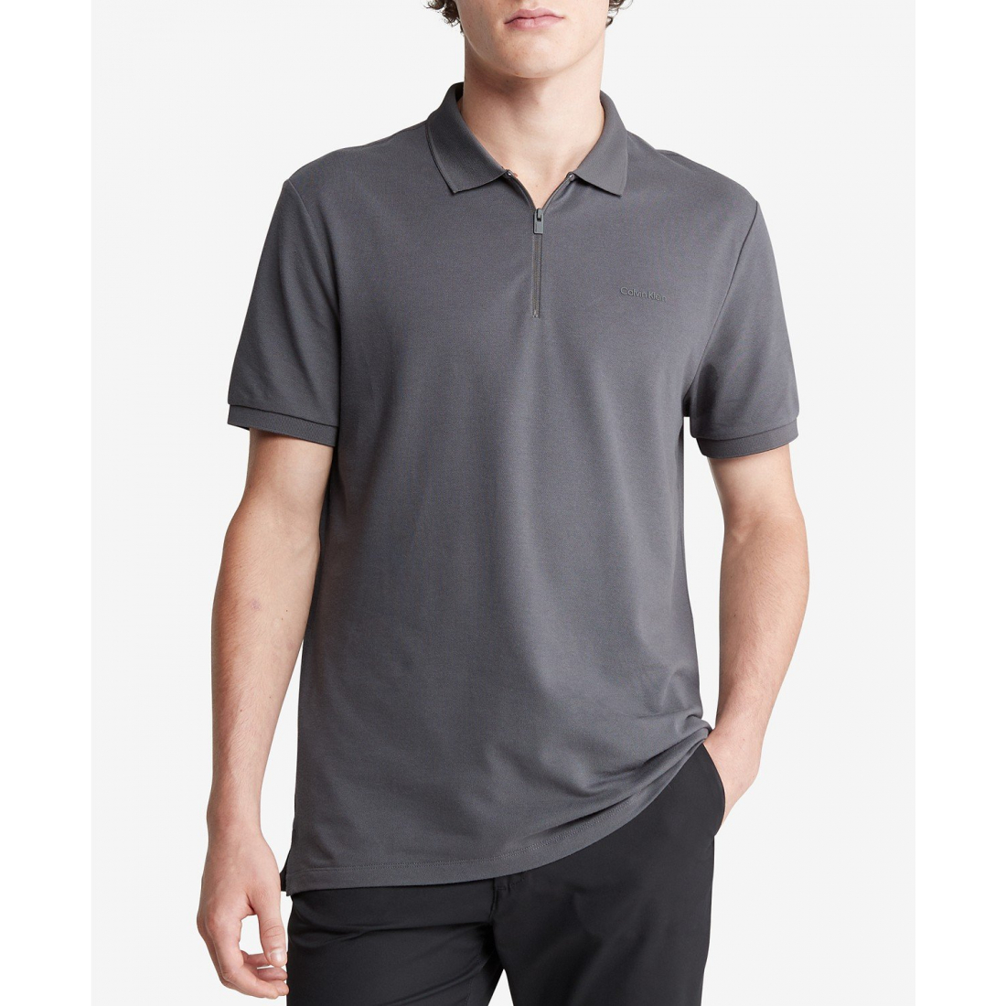 'Athletic Tech Zip Polo Shirt' pour Hommes