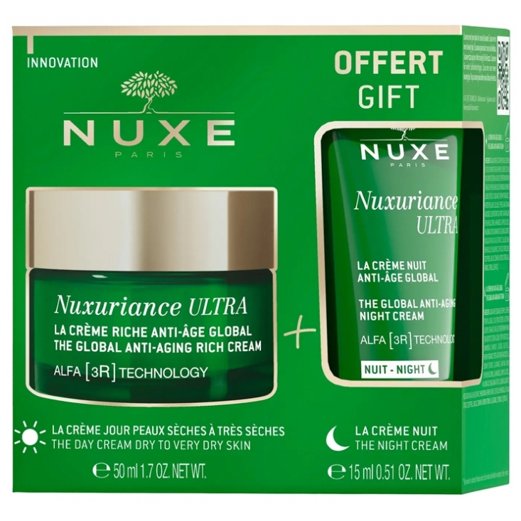 Nuxuriance® Ultra Kit Anti-Âge Global Peaux Sèches - 2 Pièces