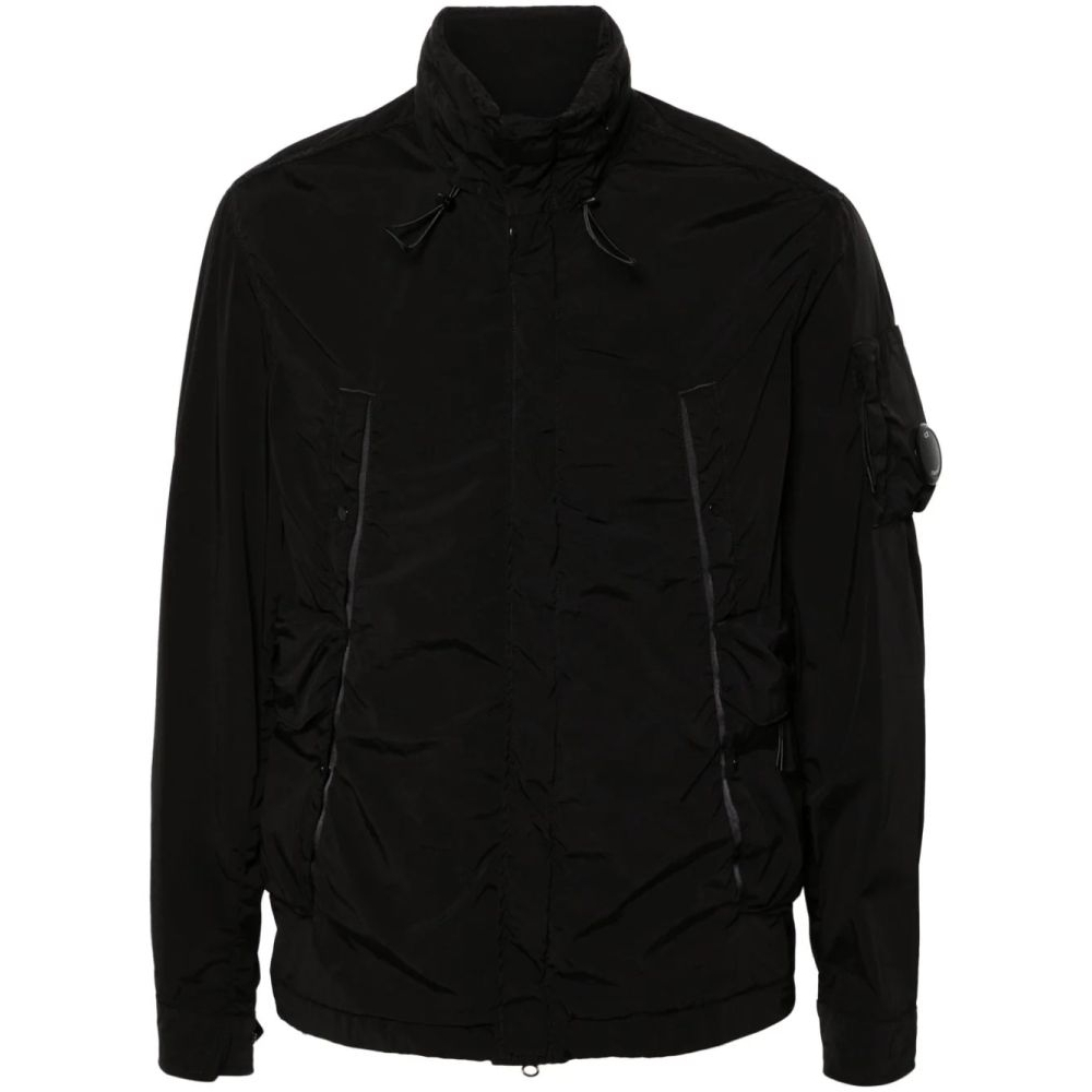 Men's 'Lens-Detail Concealed-Hood' Jacket