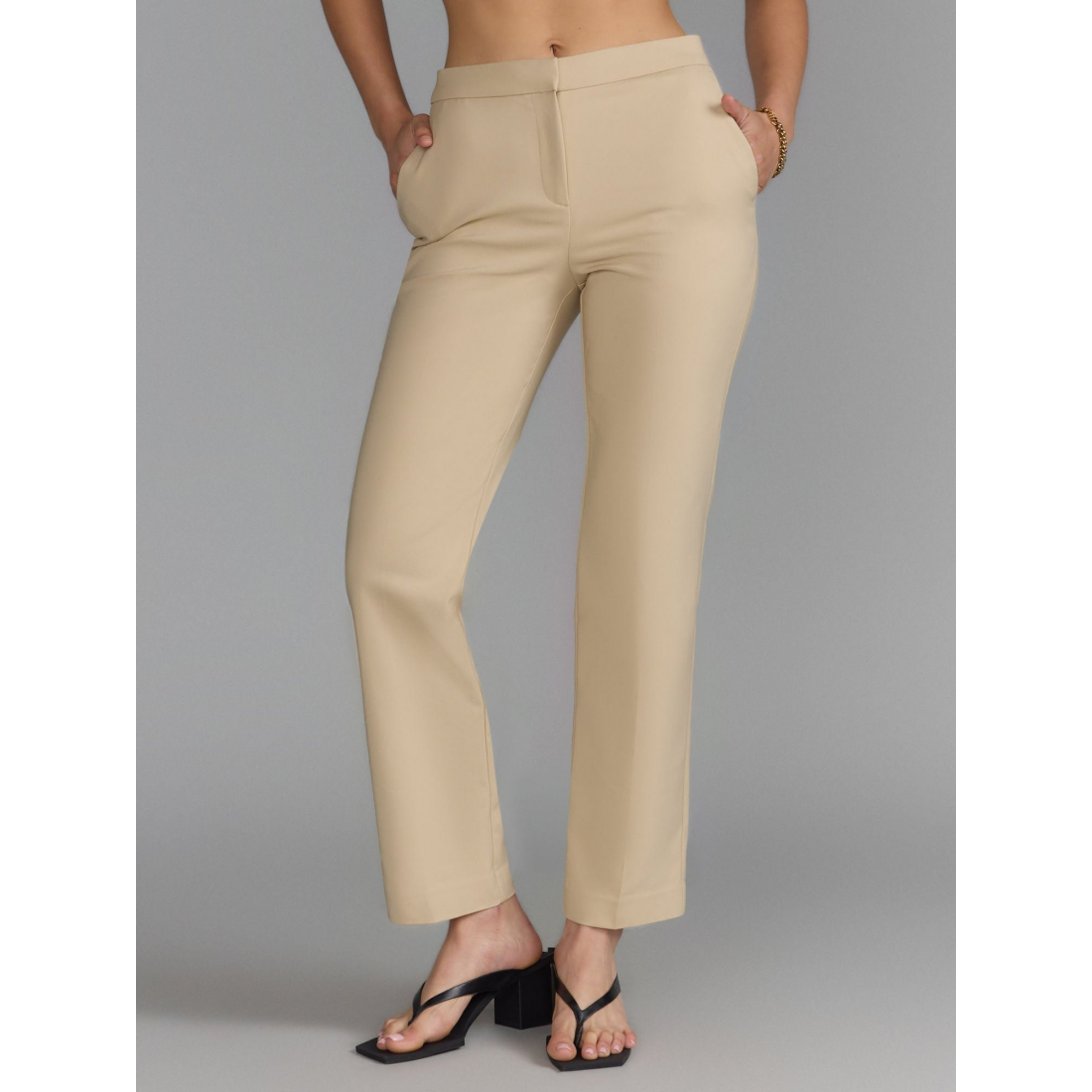 Women's 'Curvy High Rise Wide Leg' Trousers