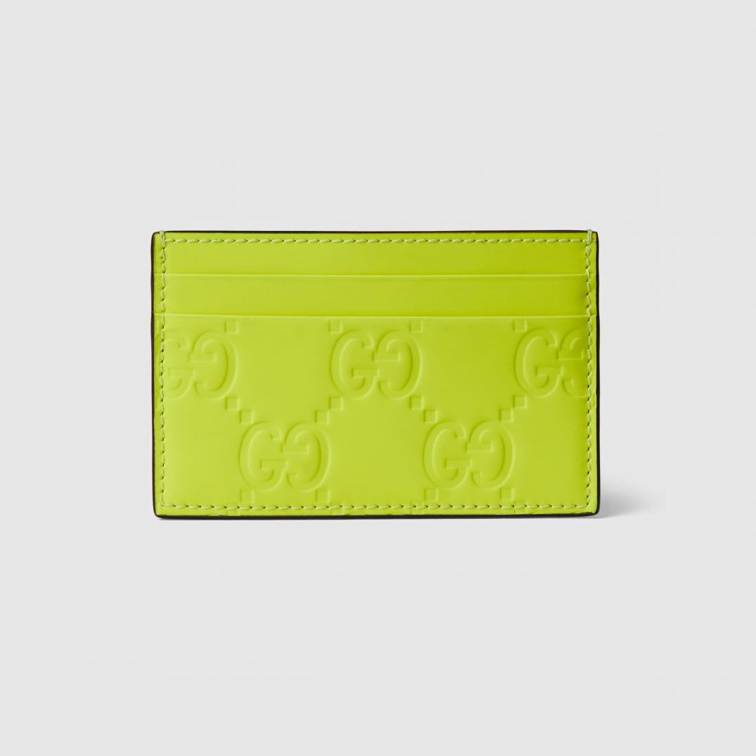 Men's 'GG Rubber-Effect' Card case