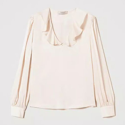 Women's 'Ruffled' Long Sleeve Blouse