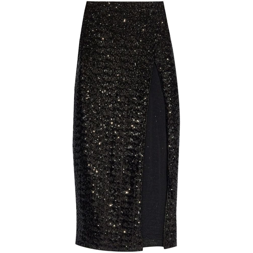 'Sequin-Embellished' Midi Rock für Damen