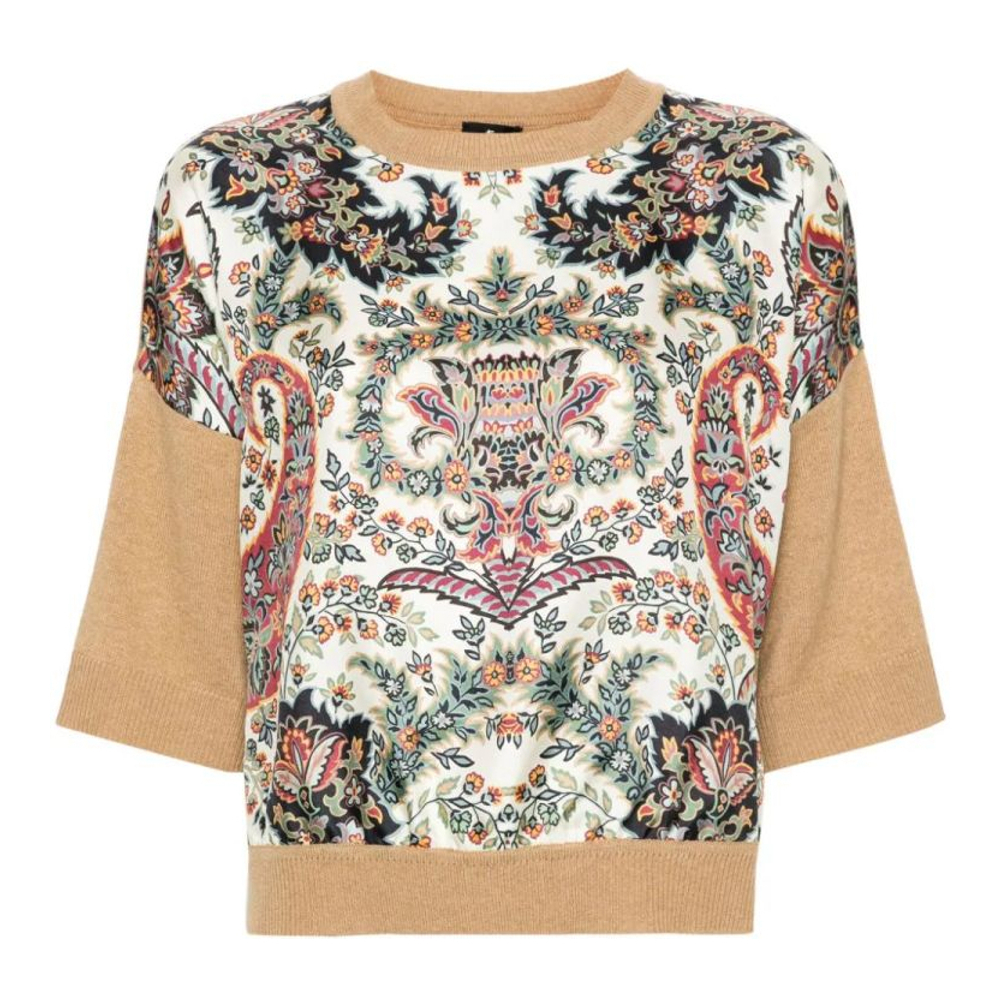 'Floral-Print' Pullover für Damen