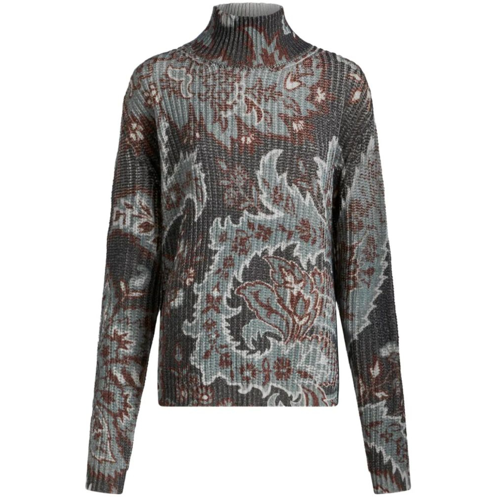 'Floral-Print' Pullover für Damen