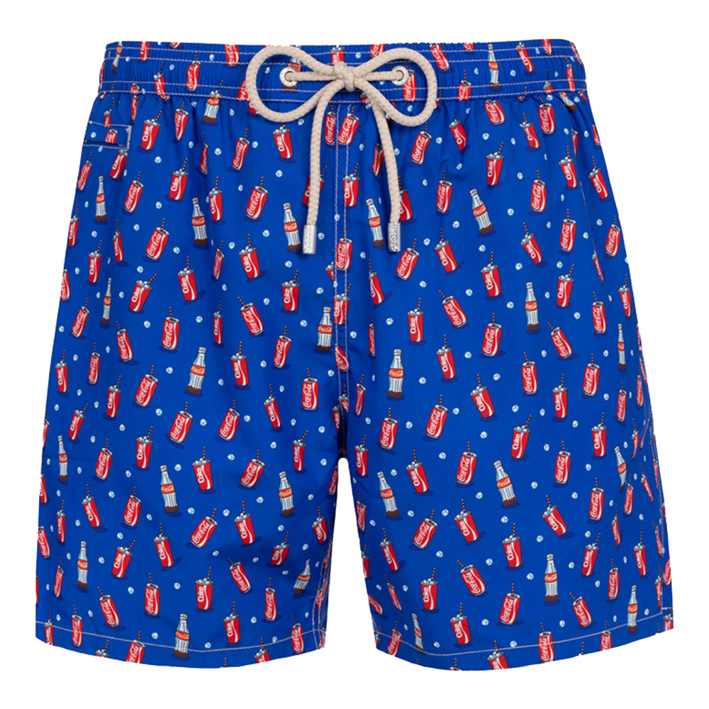 Men's 'Lighting Micro Fantasy With Coca Cola Print' Swimming Shorts