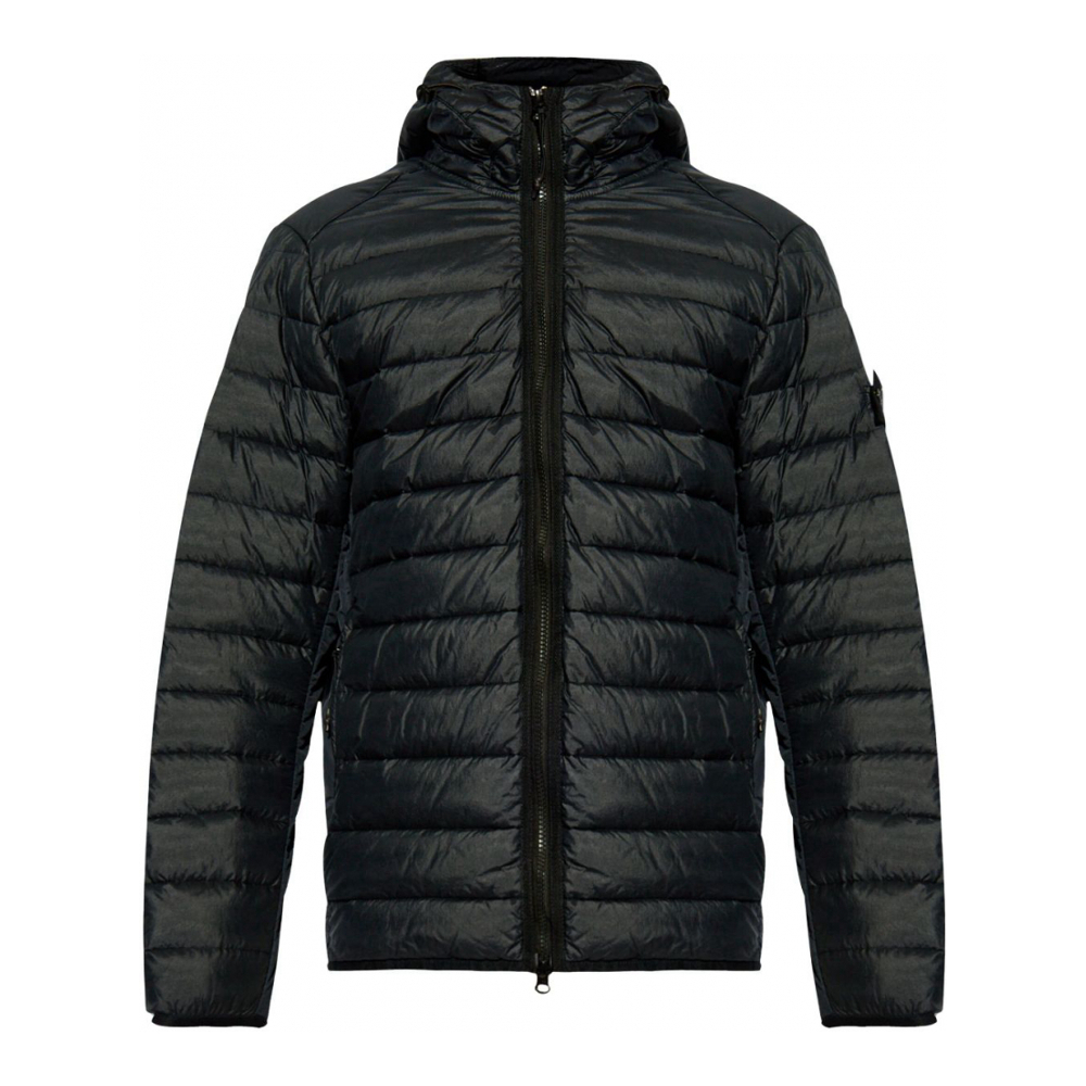 Men's 'Compass-Logo Hooded' Down Jacket