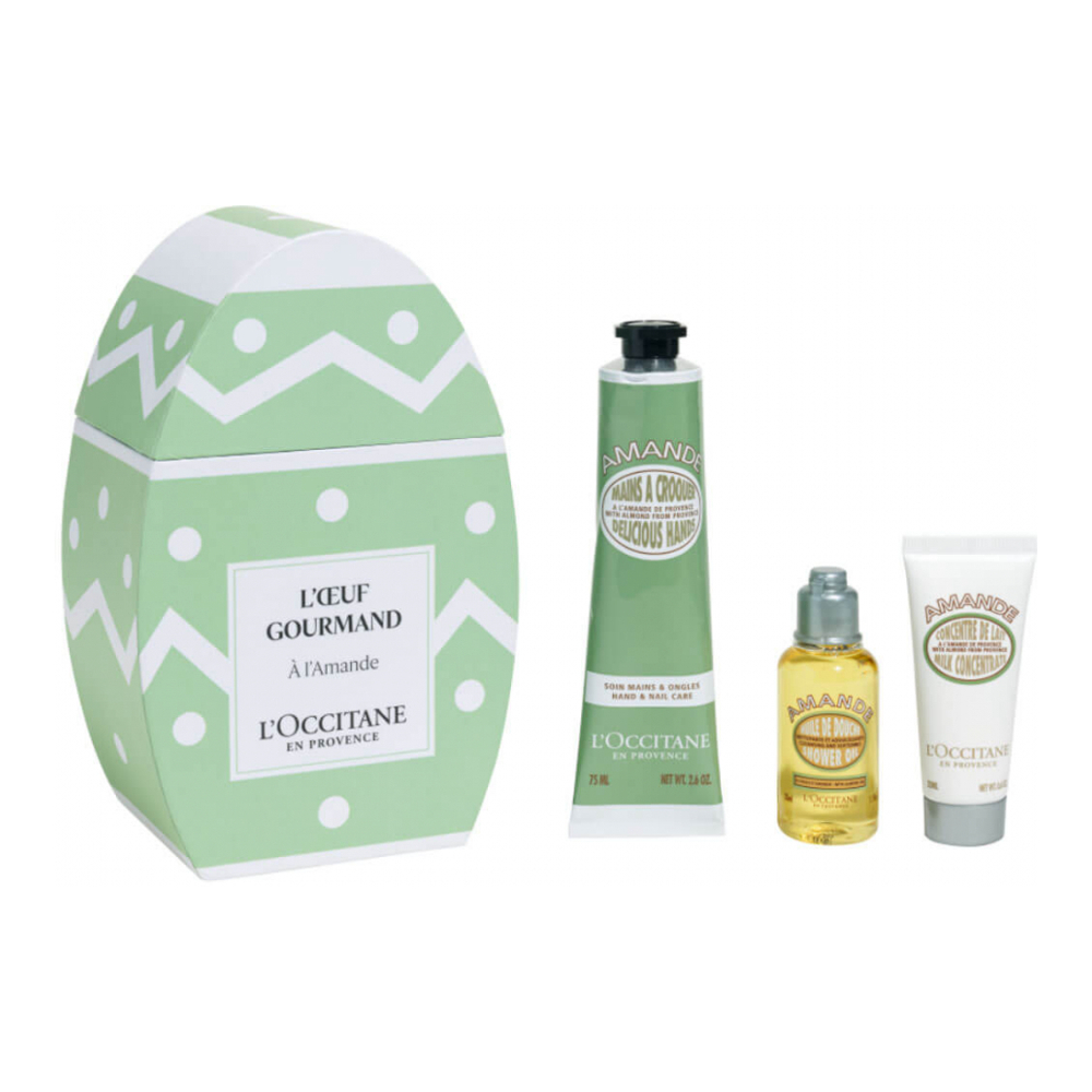 'Oeuf de Pâques Amande' Body Care Set - 3 Pieces