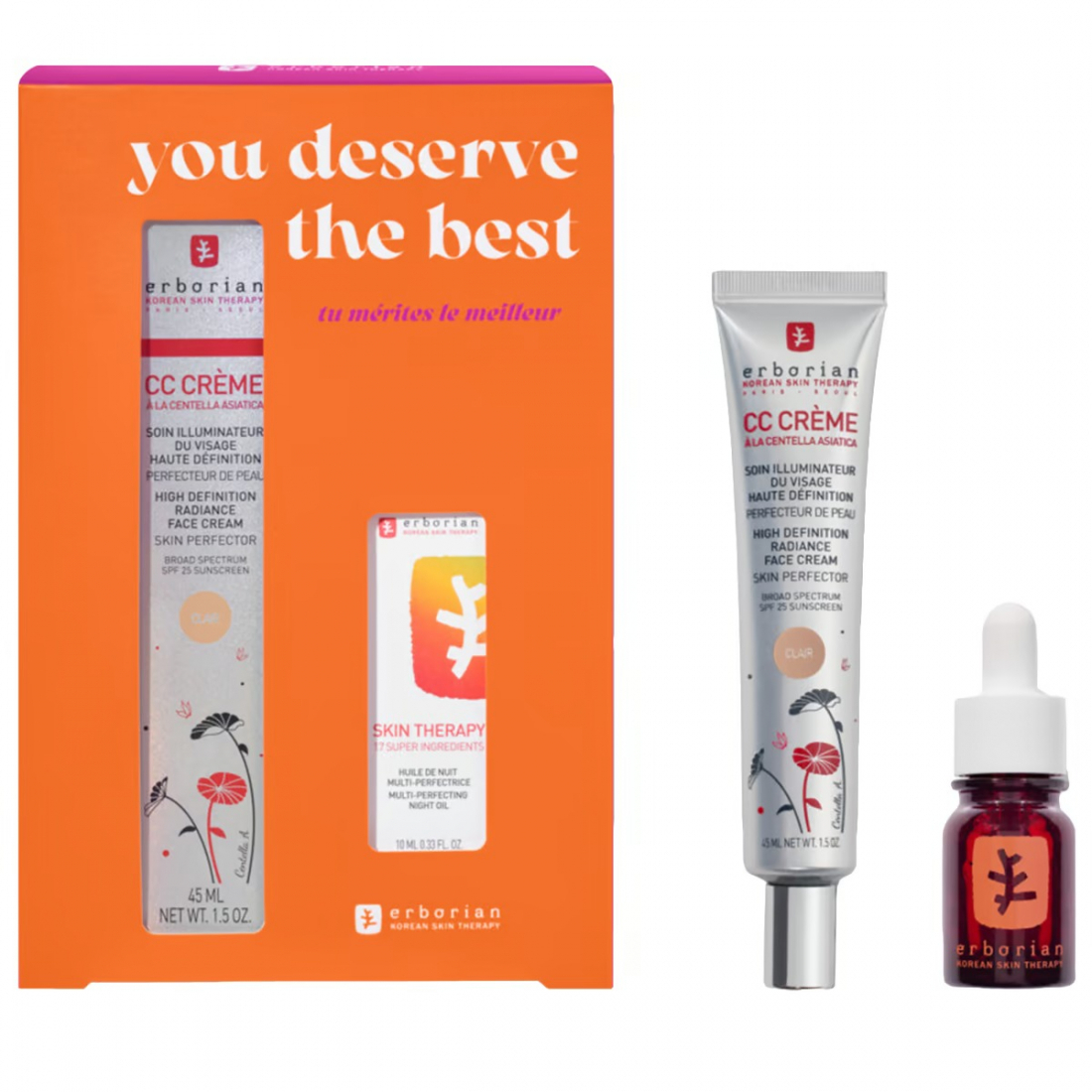 'You Deserve The Best' CC Creme, Serum-Set - Clair 45 ml