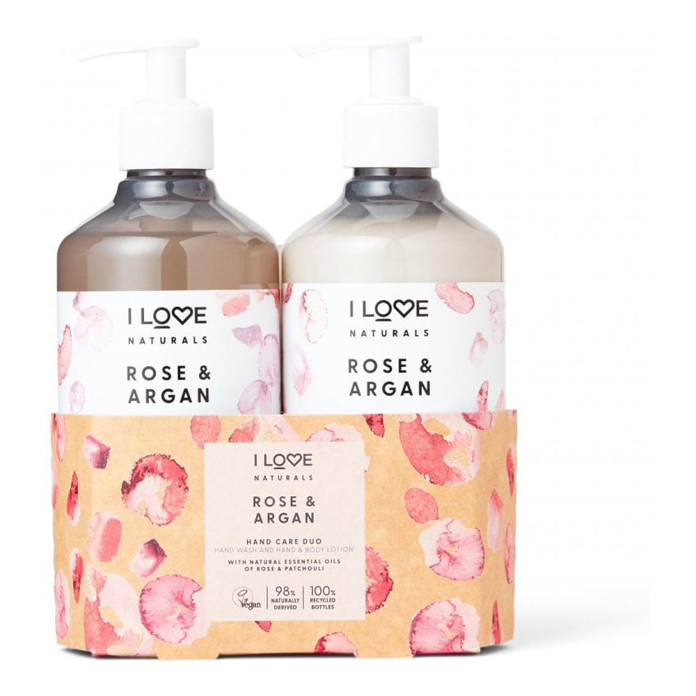 Set de soins des mains 'Rose & Argan' - 2 Pièces