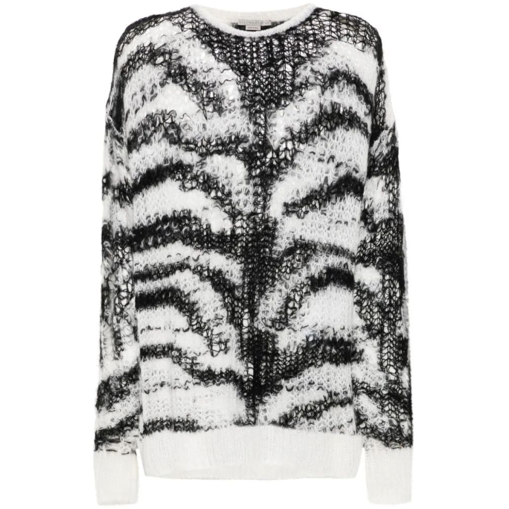 'Tiger-Pattern' Pullover für Damen