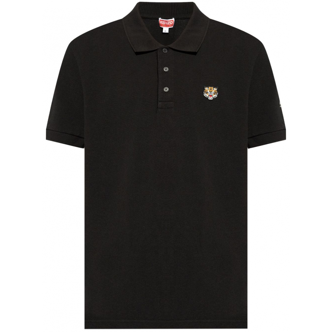 'Tiger-Embroidered' Polohemd für Herren