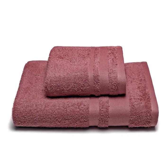 Set of Soft Bordeaux Towels  - 2 Pieces