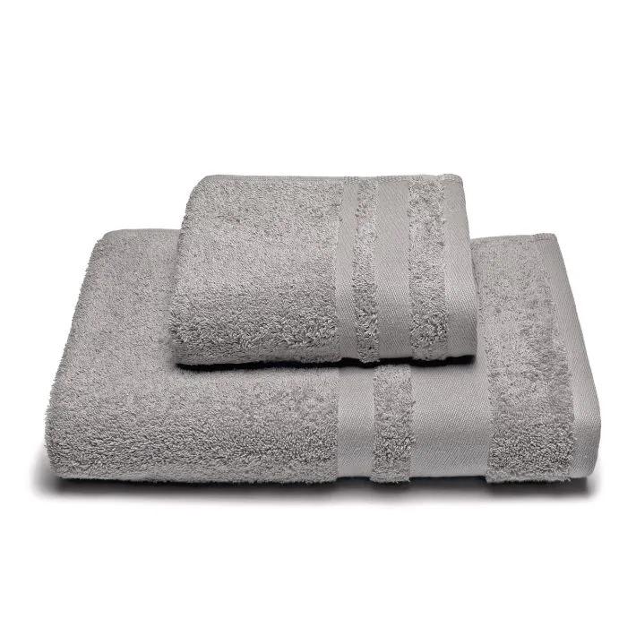 Set of Soft Gray Towels  - 2 Pieces