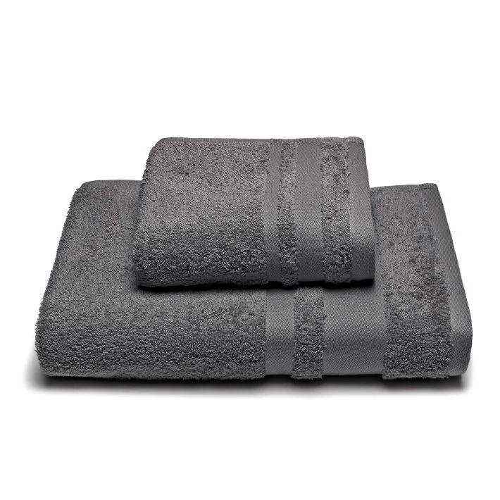 Set of Soft Anthracite Towels  - 2 Pieces