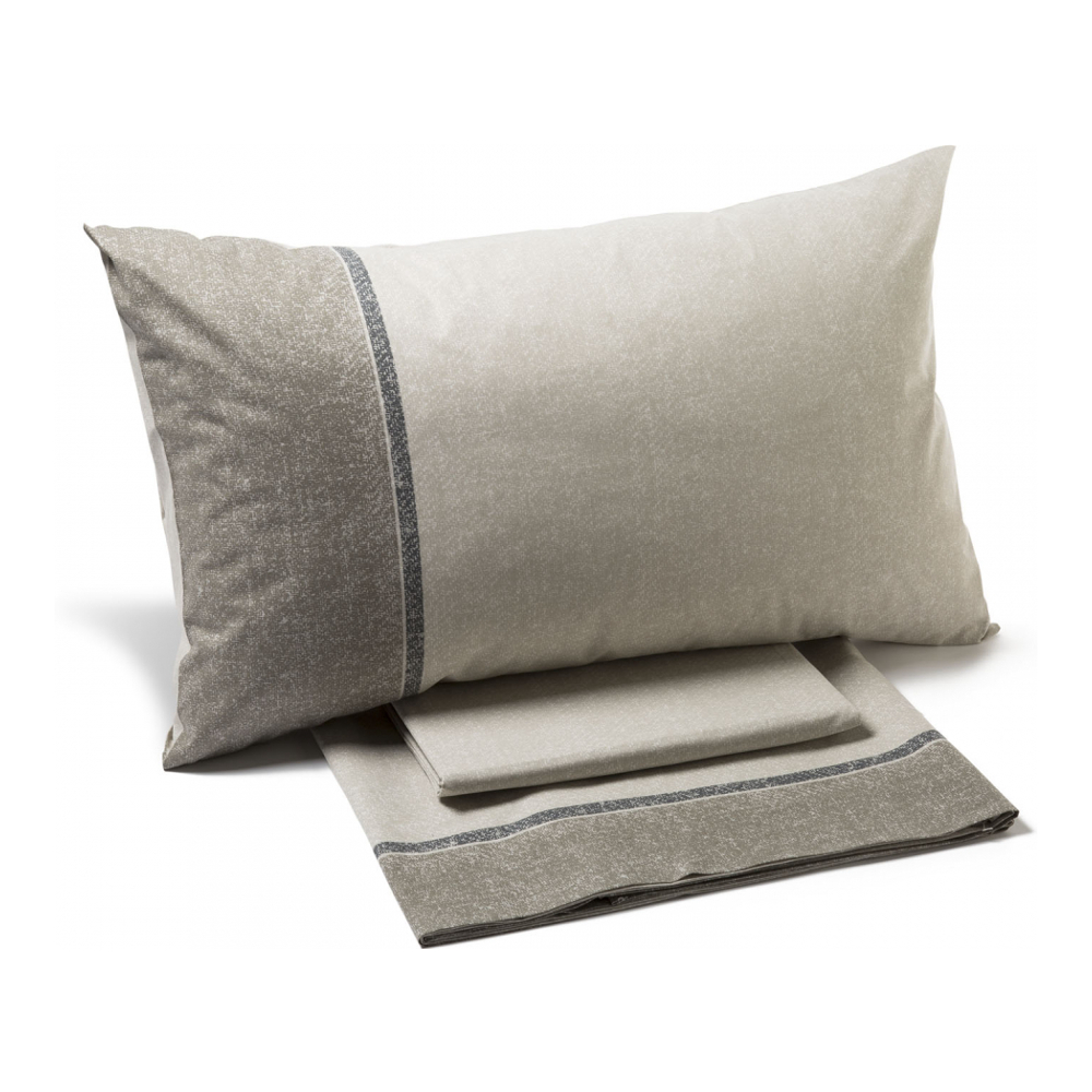 City Style Gray Sheet Set - King size bed, 4 Pièces