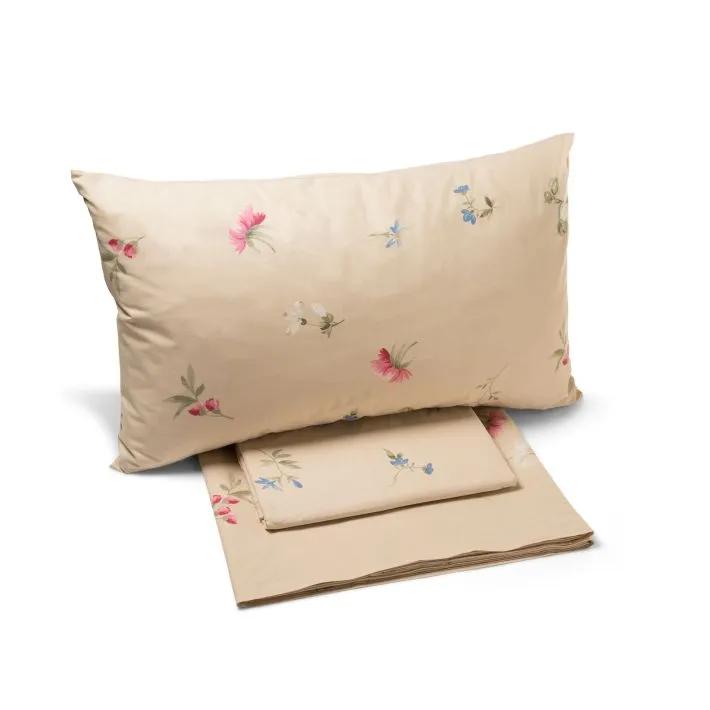 Floral 2 Ivory Sheet Set - Single size bed, 3 Pieces