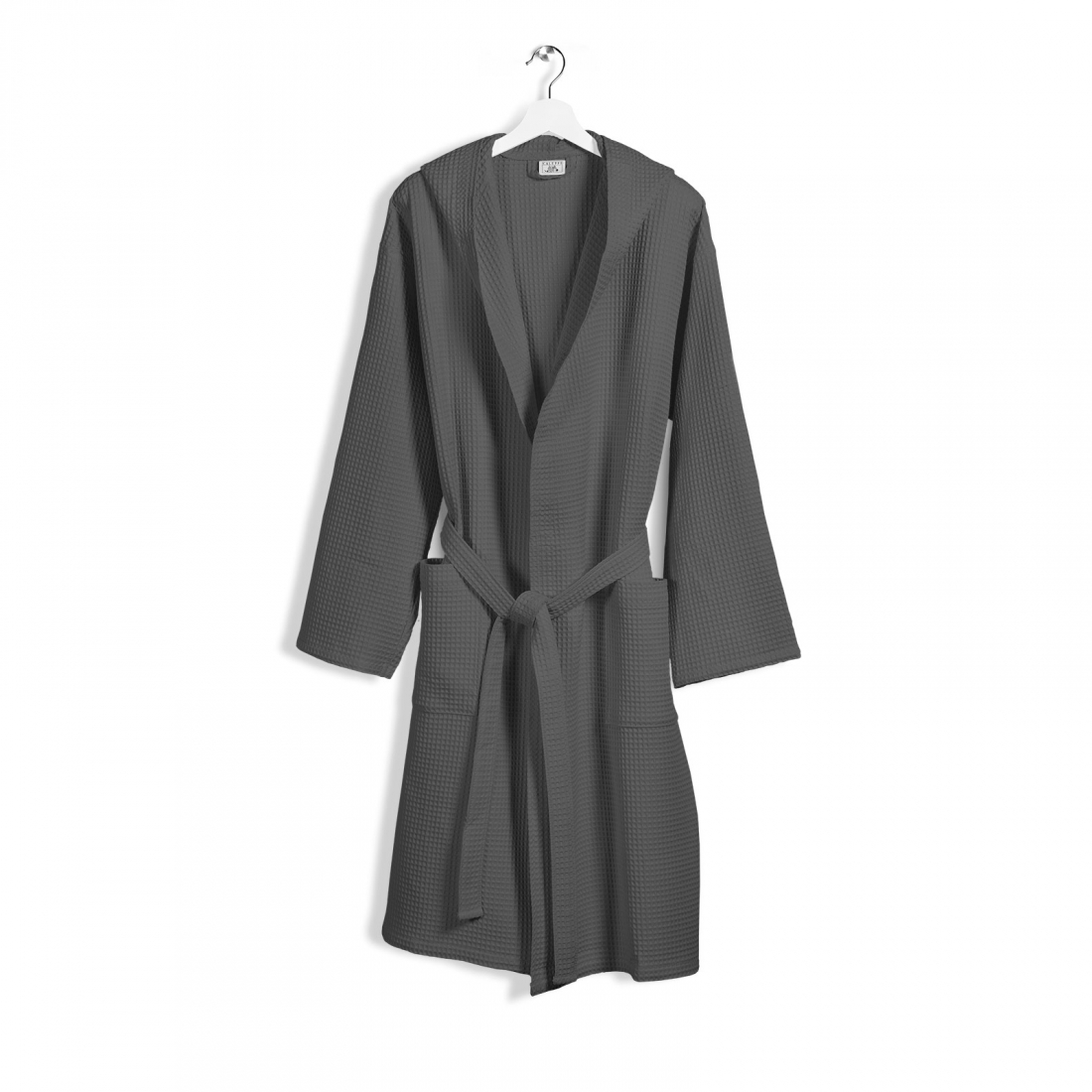 Polo Anthracite Hooded Bathrobe