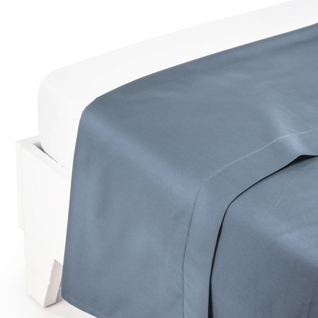 Satin Air Force Cotton & Satin Flat Sheet - King size bed