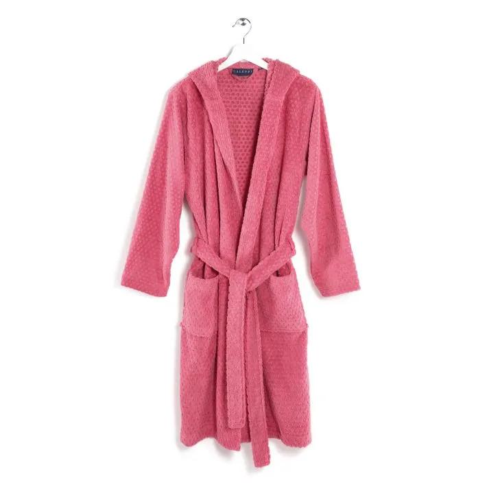 Mermaid Dark Pink Hooded Bathrobe