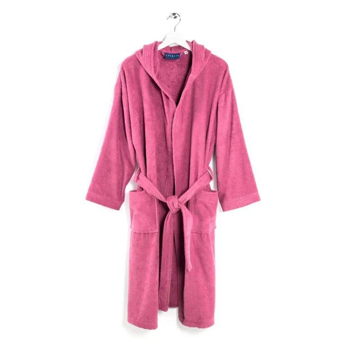 Oceano Fuchsia Hooded Bathrobe