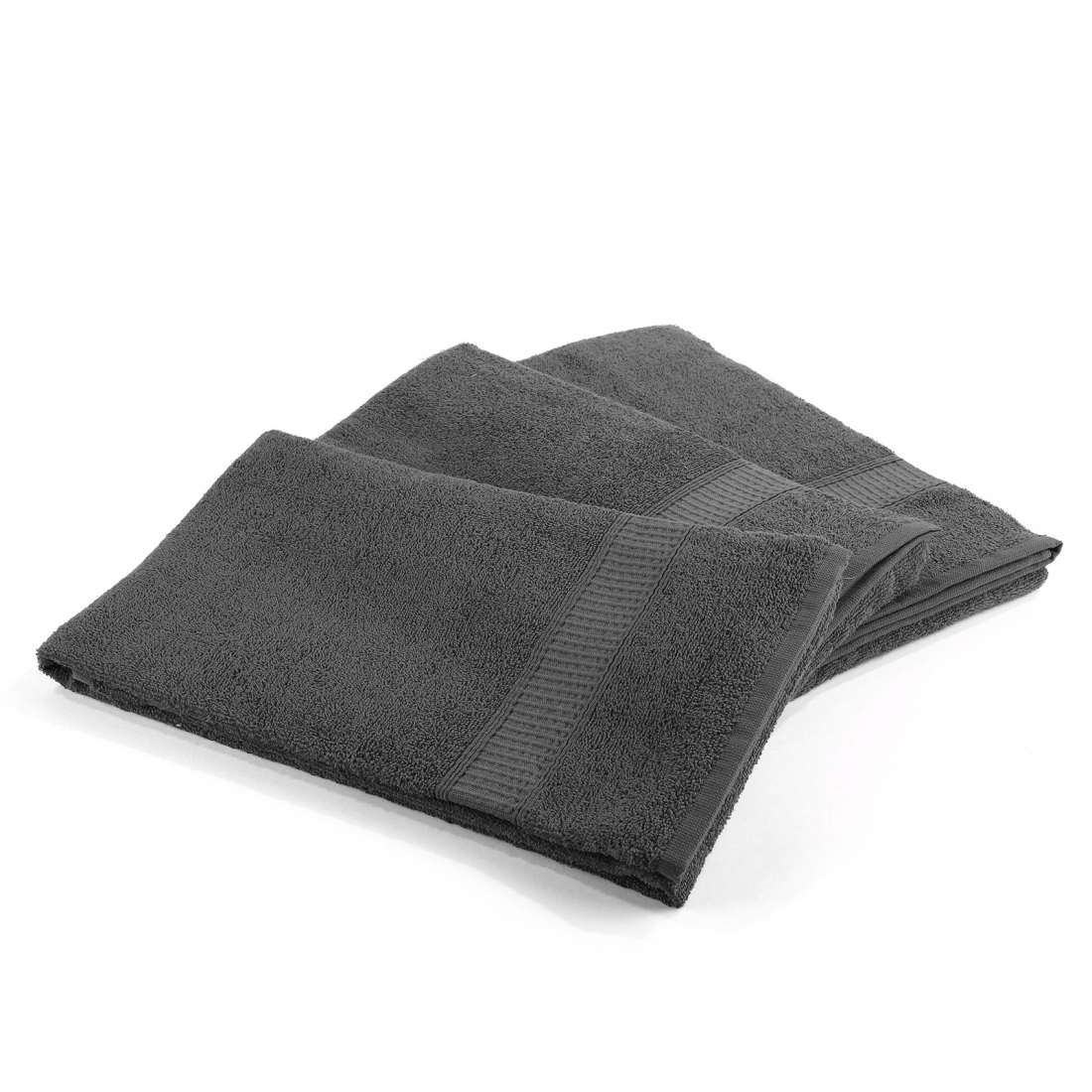 Set of Oceano Anthracite Towels  - 3 Pieces