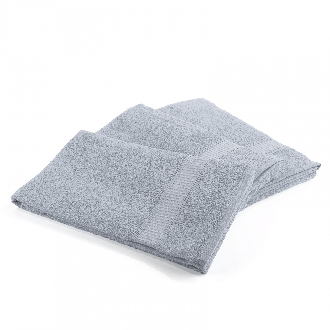 Set of Oceano Pearl Gray Towels  - 3 Pieces