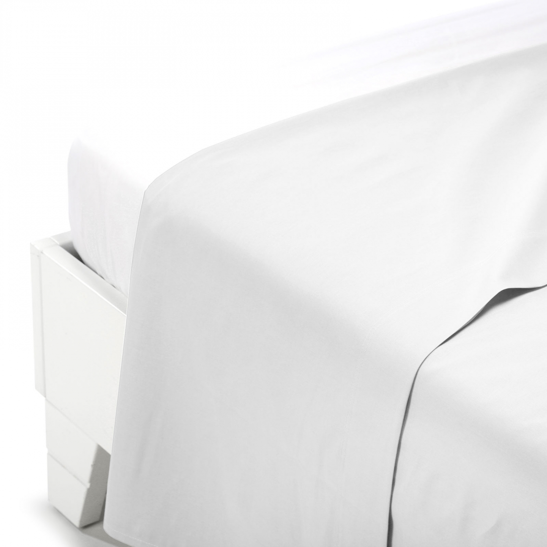 Plain Cream Flat Sheet - King size bed